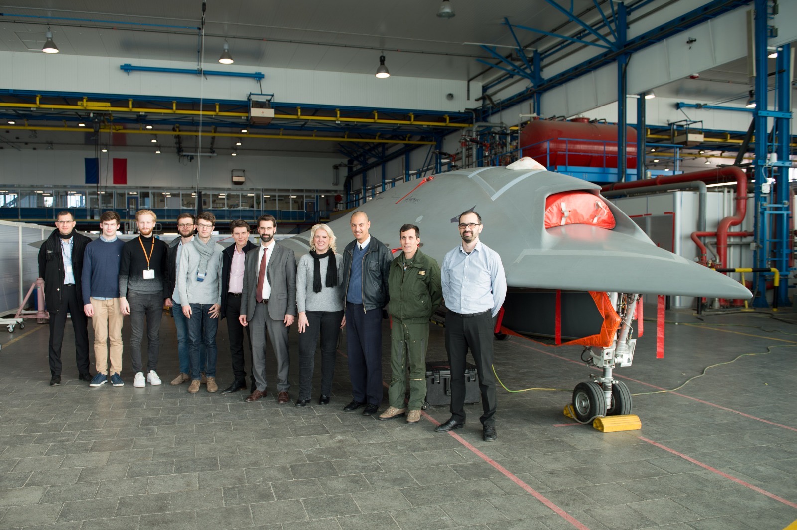 Visite du centre des essais en vol avec le groupe gagnant